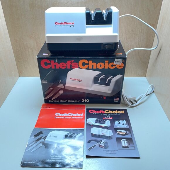 ChefsChoice Diamond Hone Knife Sharpener Model 310 Two-Stage Kitchen & Pocket Kn - Picture 10 of 15